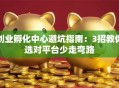 创业孵化中心避坑指南：3招教你选对平台少走弯路