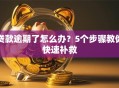 贷款逾期了怎么办？5个步骤教你快速补救