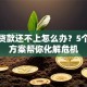 抵押贷款还不上怎么办？5个应急方案帮你化解危机
