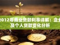 2012年商业贷款利率详解：企业及个人贷款变化分析