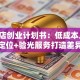 眼镜店创业计划书：低成本入局，精准定位+验光服务打造差异化竞争力