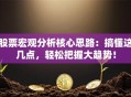 股票宏观分析核心思路：搞懂这几点，轻松把握大趋势！