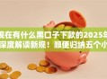 现在有什么黑口子下款的2025年深度解读新规！顺便归纳五个小额贷款不查征信的口子