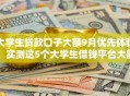 大学生贷款口子大额9月优先体验！实测这5个大学生借钱平台大额