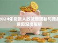 2024年贷款人数激增现状与背后原因深度解析
