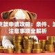 车险贷款申请攻略：条件、流程及注意事项全解析