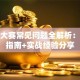 创业大赛常见问题全解析：避坑指南+实战经验分享