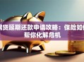 网贷延期还款申请攻略：保险如何帮你化解危机