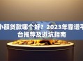 小额贷款哪个好？2023年靠谱平台推荐及避坑指南