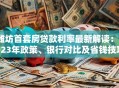 潍坊首套房贷款利率最新解读：2023年政策、银行对比及省钱技巧