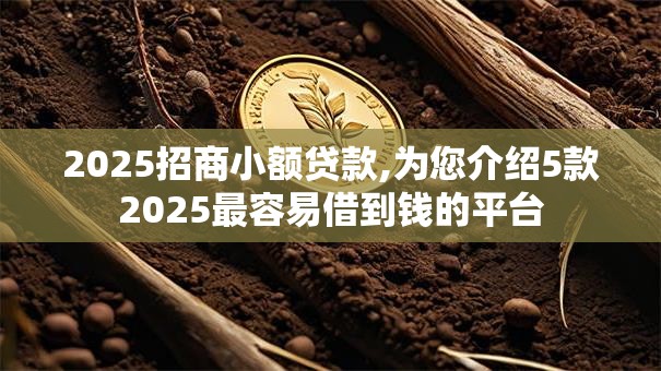 2025招商小额贷款,为您介绍5款2025最容易借到钱的平台