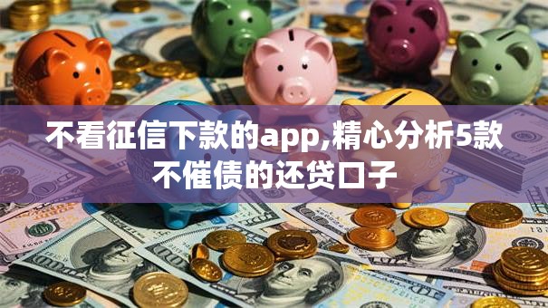 不看征信下款的app,精心分析5款不催债的还贷口子