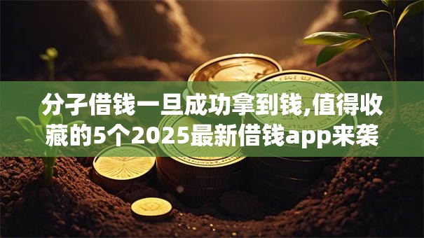分孑借钱一旦成功拿到钱,值得收藏的5个2025最新借钱app来袭！