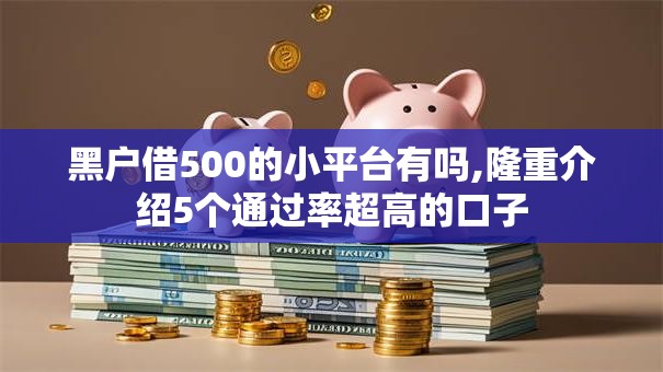 黑户借500的小平台有吗,隆重介绍5个通过率超高的口子