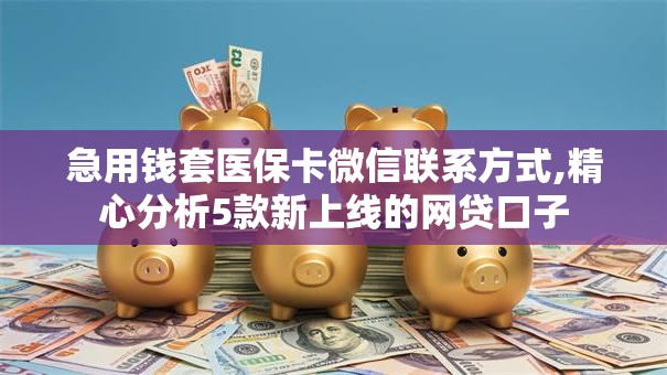 急用钱套医保卡微信联系方式,精心分析5款新上线的网贷口子