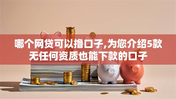 哪个网贷可以撸口子,为您介绍5款无任何资质也能下款的口子
