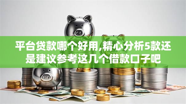 平台贷款哪个好用,精心分析5款还是建议参考这几个借款口子吧