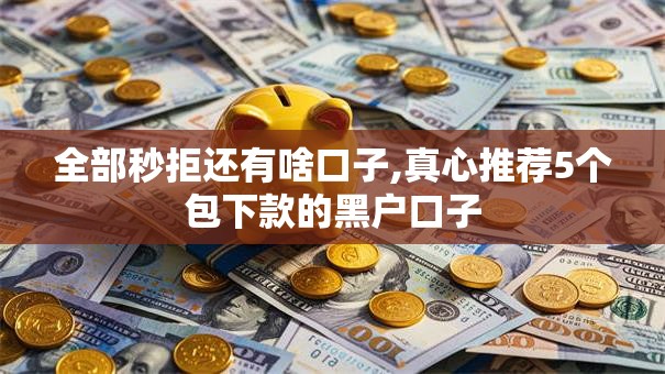 全部秒拒还有啥口子,真心推荐5个包下款的黑户口子