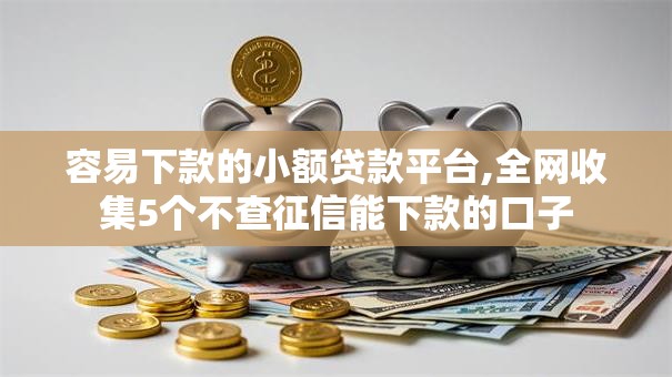 容易下款的小额贷款平台,全网收集5个不查征信能下款的口子