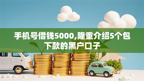 手机号借钱5000,隆重介绍5个包下款的黑户口子