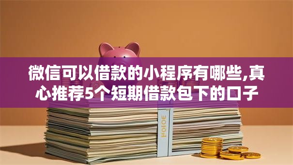 微信可以借款的小程序有哪些,真心推荐5个短期借款包下的口子