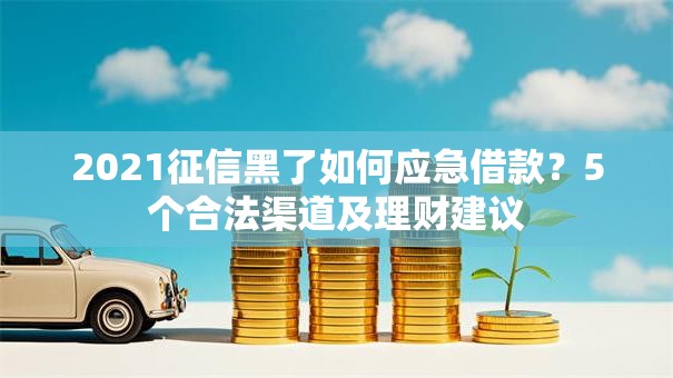 2021征信黑了如何应急借款？5个合法渠道及理财建议
