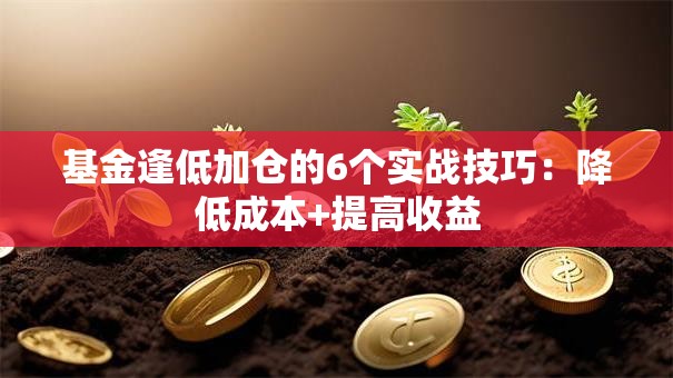 基金逢低加仓的6个实战技巧：降低成本+提高收益