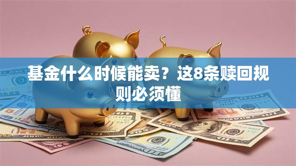 基金什么时候能卖？这8条赎回规则必须懂