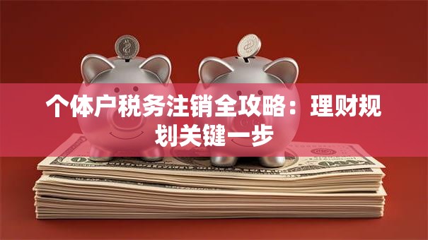 个体户税务注销全攻略：理财规划关键一步