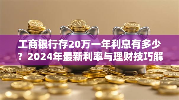 工商银行存20万一年利息有多少？2024年最新利率与理财技巧解析
