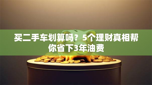 买二手车划算吗？5个理财真相帮你省下3年油费