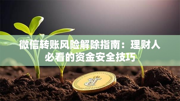 微信转账风险解除指南：理财人必看的资金安全技巧