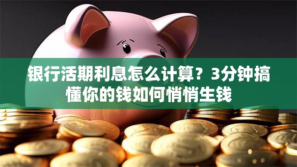 银行活期利息怎么计算？3分钟搞懂你的钱如何悄悄生钱