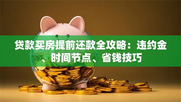贷款买房提前还款全攻略：违约金、时间节点、省钱技巧