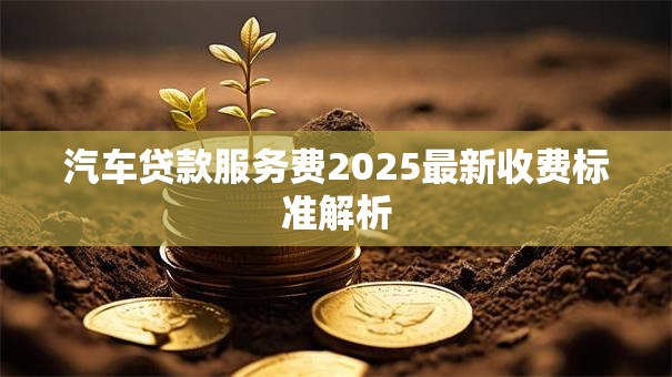 汽车贷款服务费2025最新收费标准解析