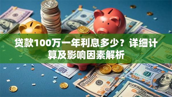 贷款100万一年利息多少？详细计算及影响因素解析