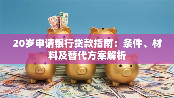 20岁申请银行贷款指南：条件、材料及替代方案解析