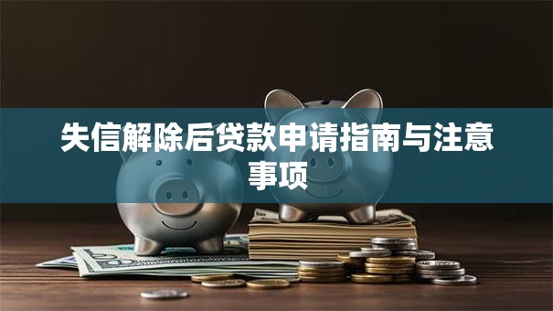 失信解除后贷款申请指南与注意事项