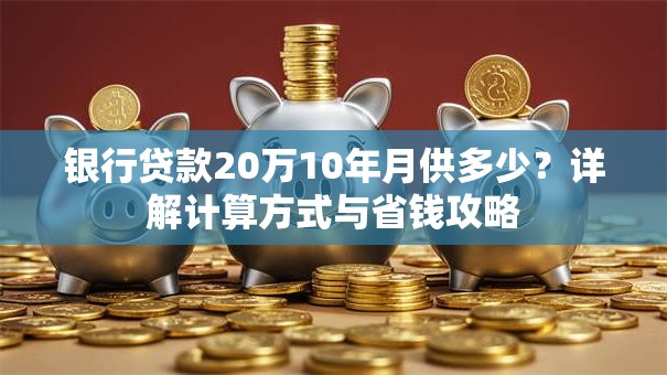银行贷款20万10年月供多少？详解计算方式与省钱攻略