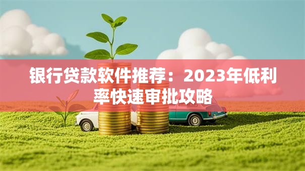 银行贷款软件推荐：2023年低利率快速审批攻略
