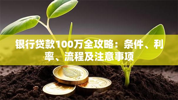 银行贷款100万全攻略：条件、利率、流程及注意事项