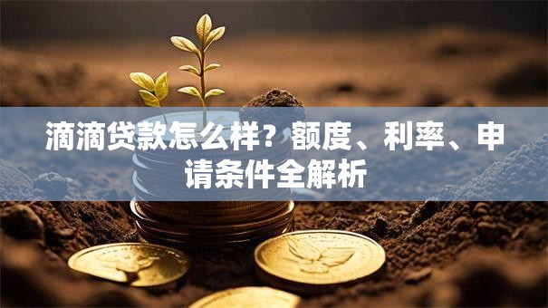 滴滴贷款怎么样？额度、利率、申请条件全解析
