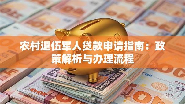 农村退伍军人贷款申请指南：政策解析与办理流程