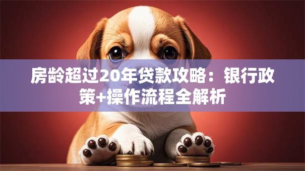 房龄超过20年贷款攻略：银行政策+操作流程全解析