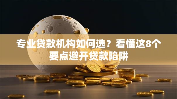 专业贷款机构如何选？看懂这8个要点避开贷款陷阱