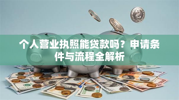 个人营业执照能贷款吗？申请条件与流程全解析