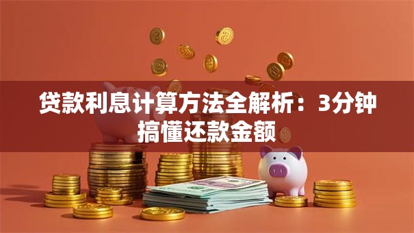 贷款利息计算方法全解析：3分钟搞懂还款金额