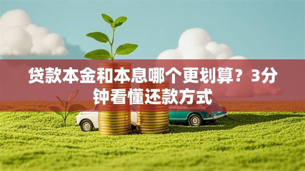 贷款本金和本息哪个更划算？3分钟看懂还款方式