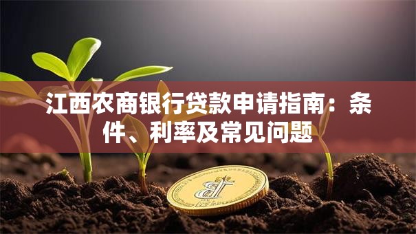 江西农商银行贷款申请指南：条件、利率及常见问题