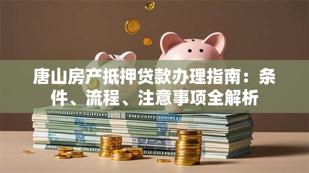 唐山房产抵押贷款办理指南：条件、流程、注意事项全解析